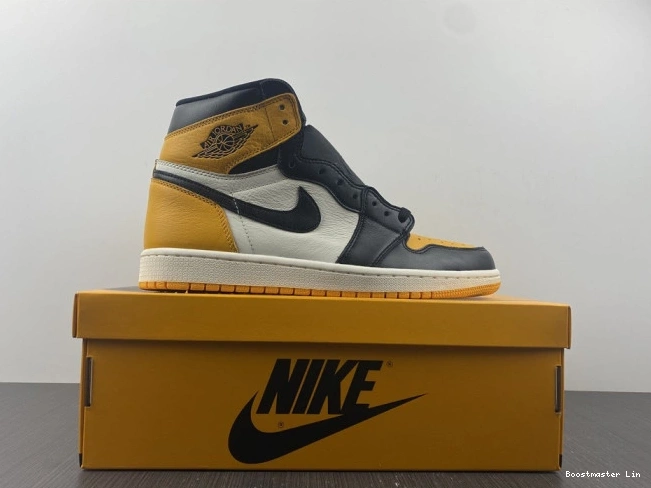 Boostmaster lin High Jordan Air 555088-711 Yellow 1 Toe OG 0823